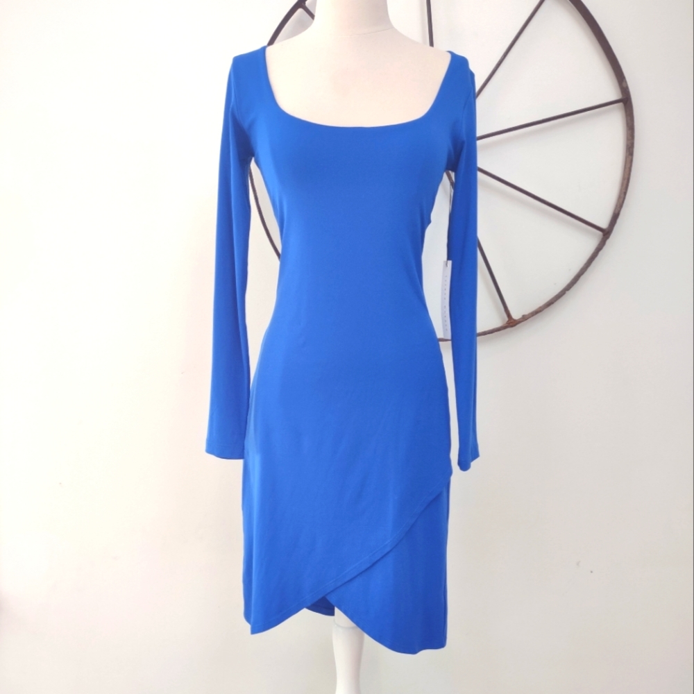 Susana Monaco cobalt blue bodycon dress